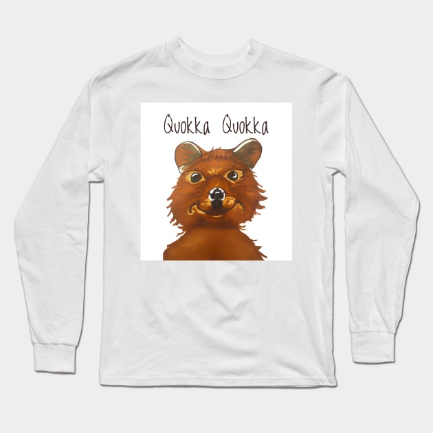 Quokka Quokka Long Sleeve T-Shirt by Snobunyluv